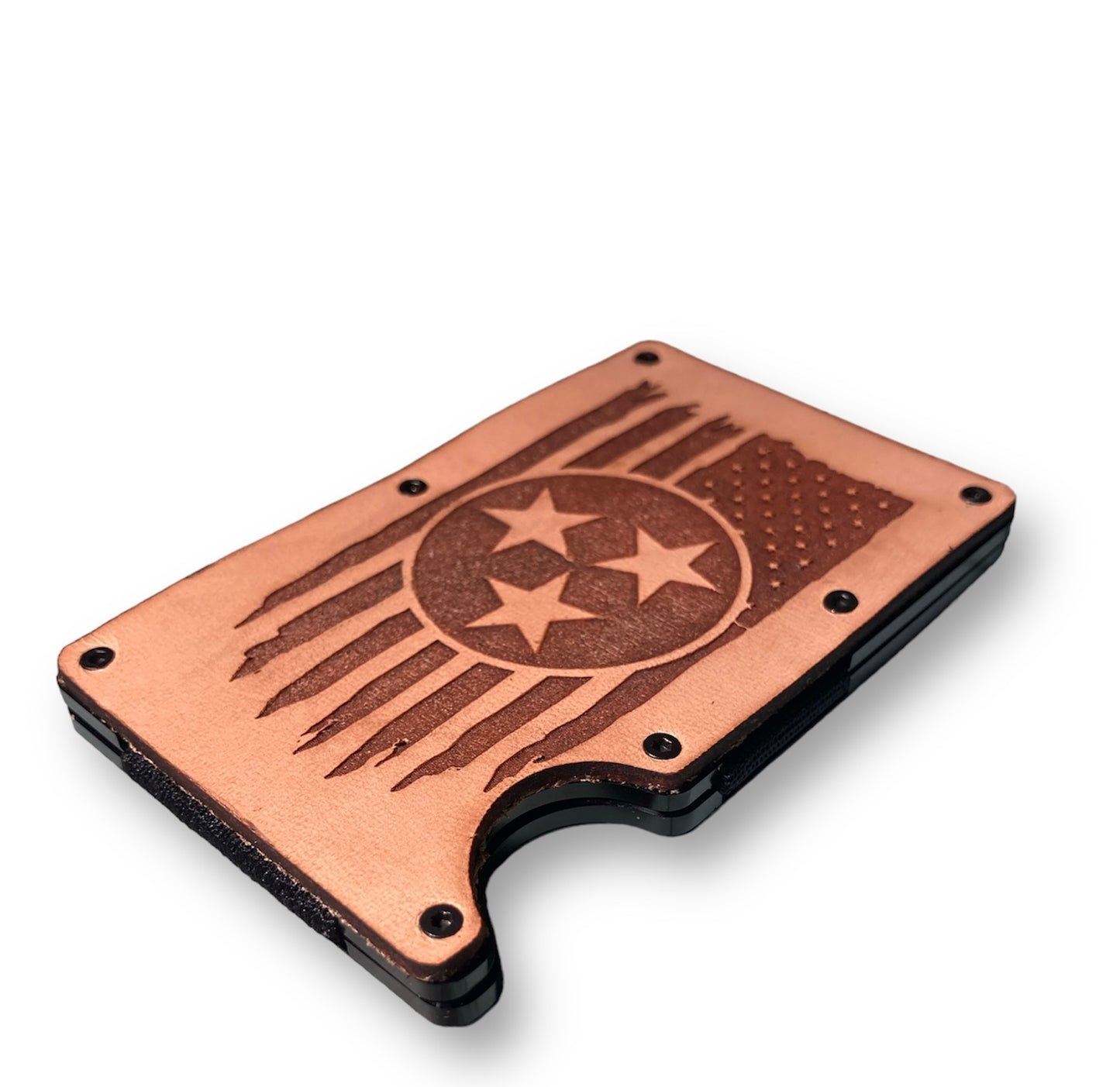 Ridge wallet leather cover