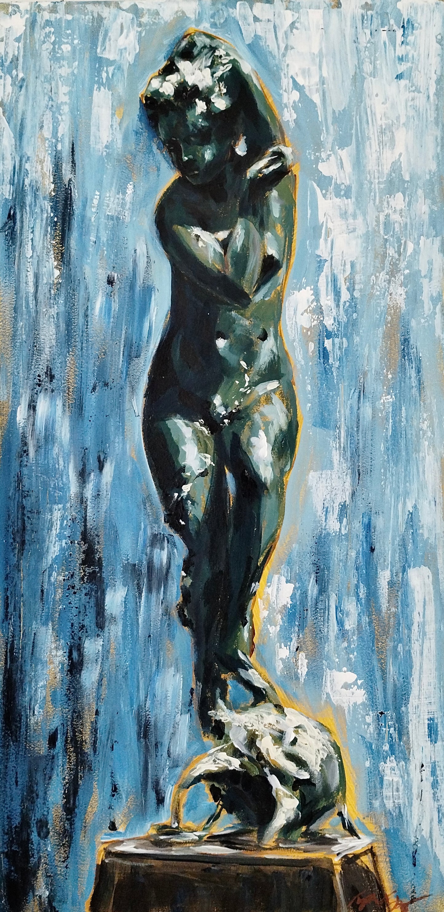 Market Street Bridge Statue #1