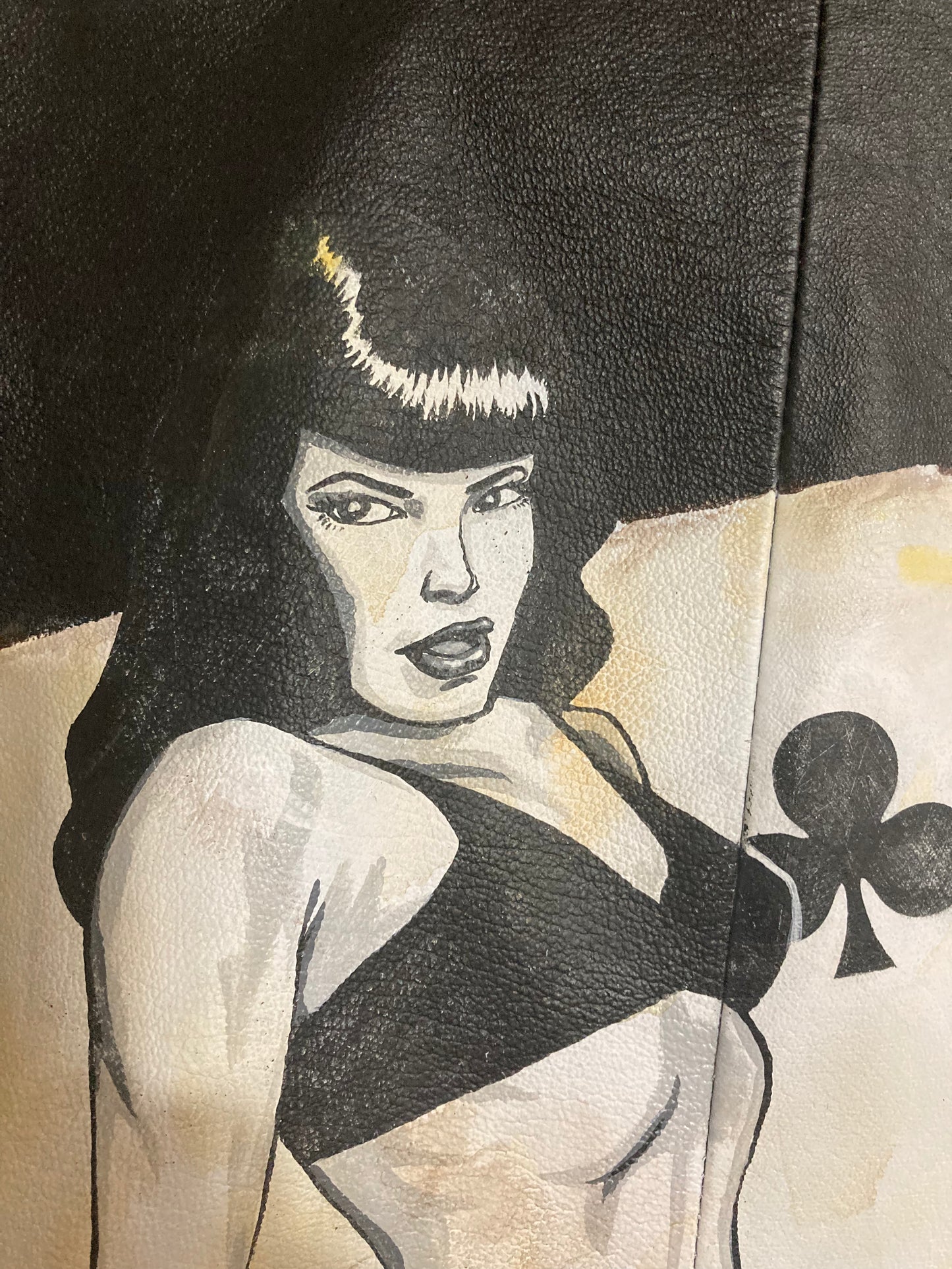 Queen of Clubs leather jacket