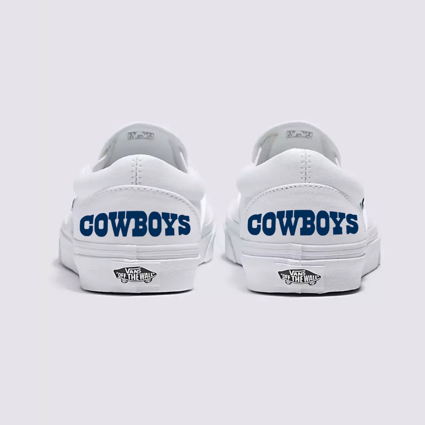 Cowboys slip on Vans