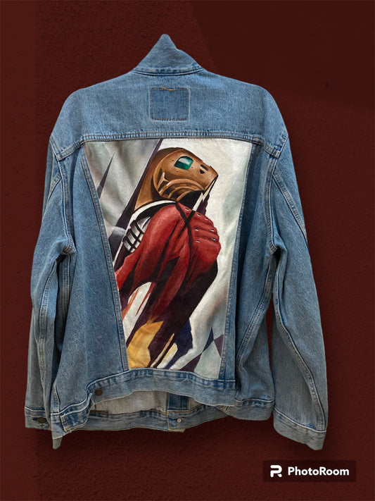 Custom The Rocketeer Levi’s Denim Jacket 2xl